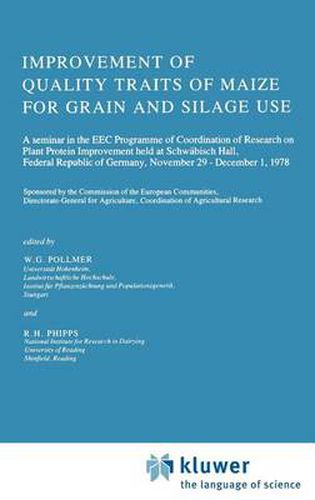 Cover image for Improvement of Quality Traits of Maize for Grain and Silage Use