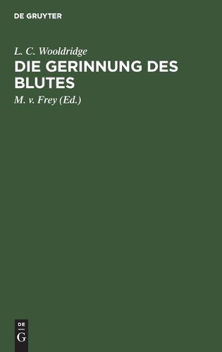 Cover image for Die Gerinnung Des Blutes