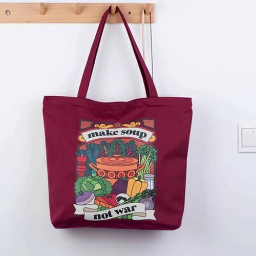 Cover image for Make Soup Not War Tote Bag