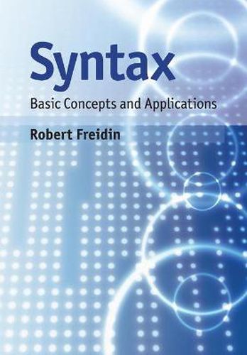 Syntax: Basic Concepts and Applications