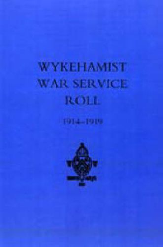 Cover image for Wykehamist War Service Roll