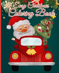 Cover image for Easy Christmas Coloring Book