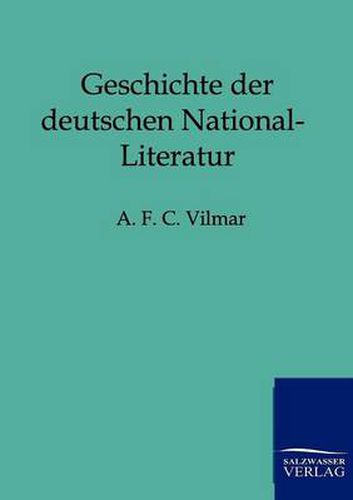 Cover image for Geschichte der deutschen National-Literatur