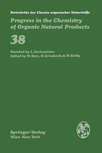 Fortschritte der Chemie organischer Naturstoffe / Progress in the Chemistry of Organic Natural Products