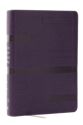 Cover image for Color Code Study Bible, Revealing God's Truth Color by Color (KJV, Purple Leathersoft, Red Letter, Thumb Indexed)