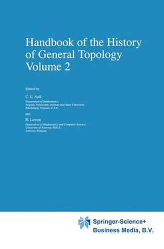 Cover image for Handbook of the History of General Topology
