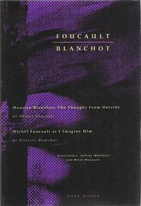 Cover image for Foucault, Blanchot: Maurice Blanchot: The Thought from Outside