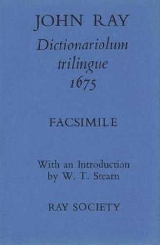 Cover image for Dictionariolum Trilingue