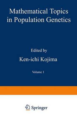 Cover image for Mathematical Topics in Population Genetics