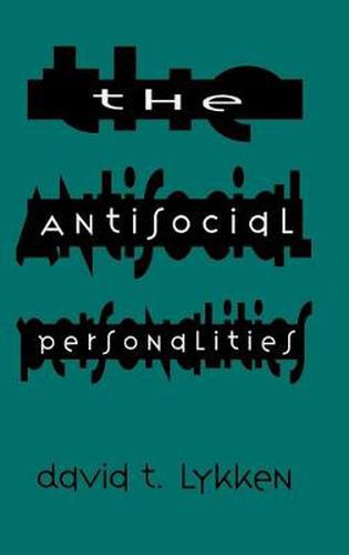 Cover image for The Antisocial Personalities