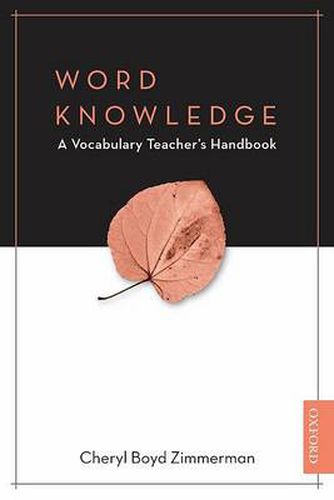 Cover image for Word Knowledge: The Vocabulary Teacher's Handbook