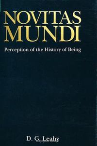 Cover image for Novitas Mundi: Perception of the History of Being