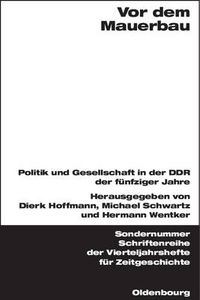 Cover image for Vor dem Mauerbau