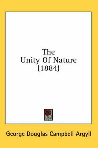 Cover image for The Unity of Nature (1884)