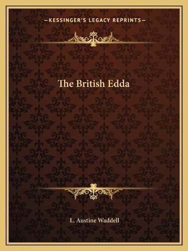 Cover image for The British Edda