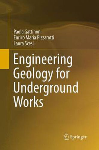 Cover image for Engineering Geology for Underground Works
