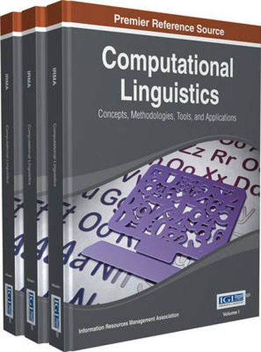 Cover image for Computational Linguistics: Concepts, Methodologies, Tools, and Applications