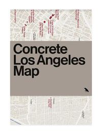 Cover image for Concrete Los Angeles Map: Guide to concrete and Brutalist architecture in Los Angeles, California