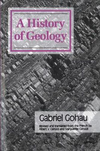 Cover image for A History of Geology