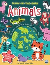 Cover image for Glow-in-the-Dark Animals Sticker Activity