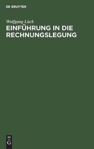 Cover image for Einfuhrung in die Rechnungslegung