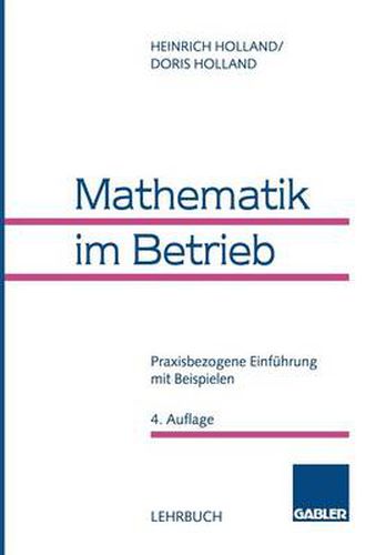 Cover image for Mathematik Im Betrieb