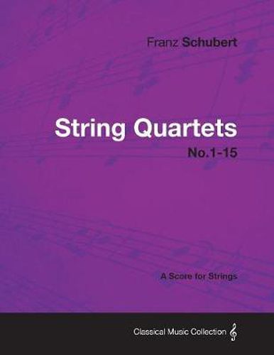 Cover image for String Quartets No.1-15 - A Score for Strings