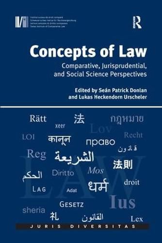 Cover image for Concepts of Law: Comparative, Jurisprudential, and Social Science Perspectives