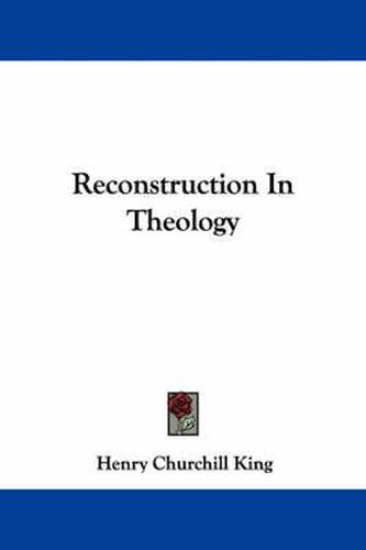 Cover image for Reconstruction in Theology