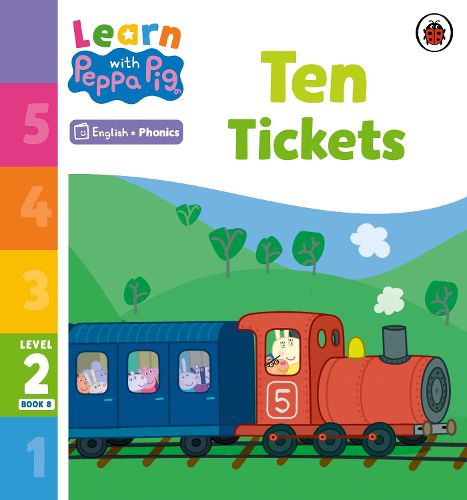 Cover image for Learn with Peppa Phonics Level 2 Book 8 - Ten Tickets (Phonics Reader)