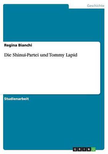 Cover image for Die Shinui-Partei und Tommy Lapid