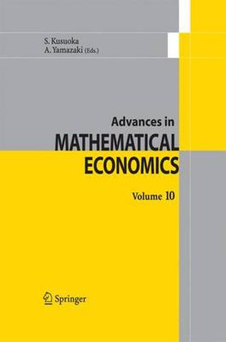 Cover image for Advances in Mathematical Economics  Volume 10