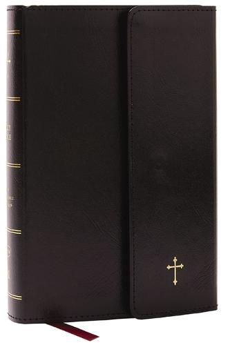 Cover image for NKJV, Compact Paragraph-Style Reference Bible, Leatherflex, Black, Red Letter, Comfort Print: Holy Bible, New King James Version