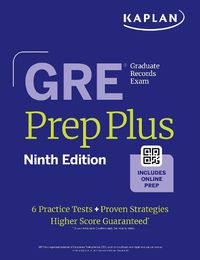 Cover image for GRE Prep Plus, Ninth Edition: Your Ultimate Guide to GRE Success