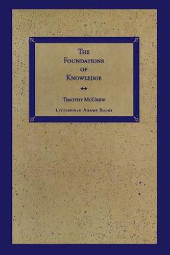 Cover image for The Foundations of Knowledge