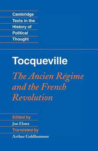 Cover image for Tocqueville: The Ancien Regime and the French Revolution