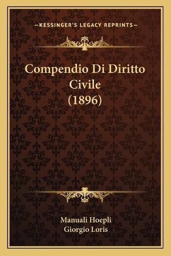 Cover image for Compendio Di Diritto Civile (1896)