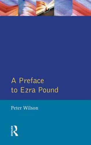 Cover image for A Preface to Ezra Pound