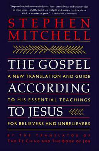 Cover image for The Gospel According to Jesus