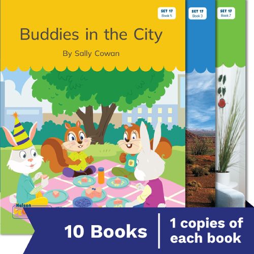 Cover image for Nelson Decodable Readers Set 17 Suffixes Set Pack x 10