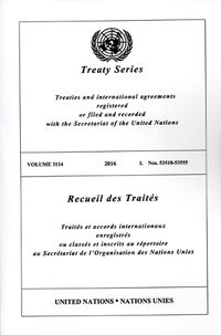 Cover image for Treaty Series 3114 (English/French Edition)