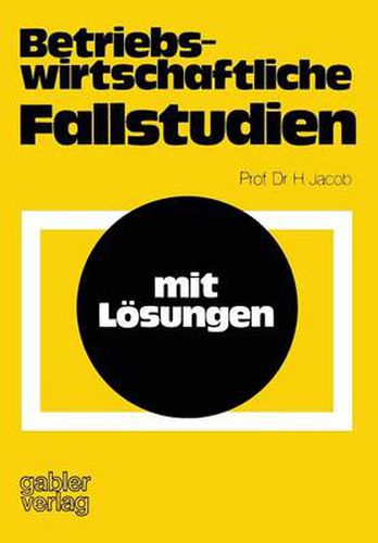 Cover image for Betriebswirtschaftliche Fallstudien