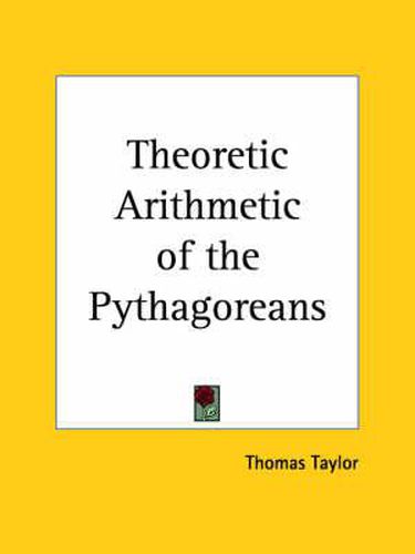 Theoretic Arithmetic of the Pythagoreans (1816)