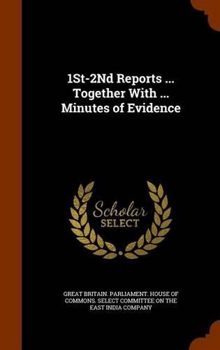 Cover image for 1st-2nd Reports ... Together with ... Minutes of Evidence