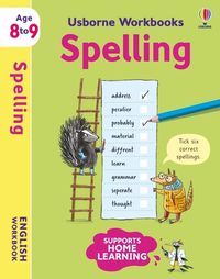 Cover image for Usborne Workbooks Spelling 8-9