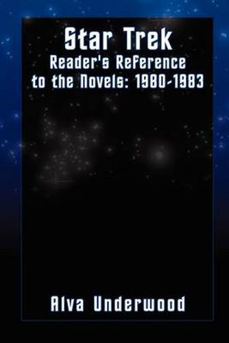 Cover image for Star Trek Reader's Reference to the Novels: 1980-1983