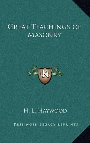 Great Teachings of Masonry