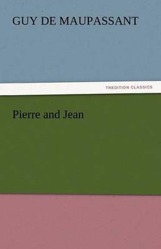 Cover image for Pierre and Jean