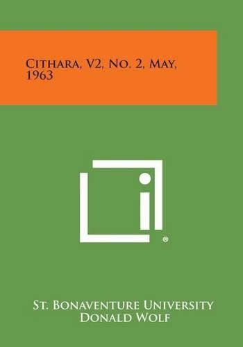 Cover image for Cithara, V2, No. 2, May, 1963