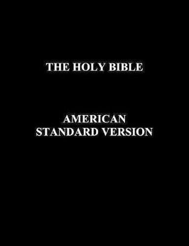 Cover image for The Holy Bible American Standard Version